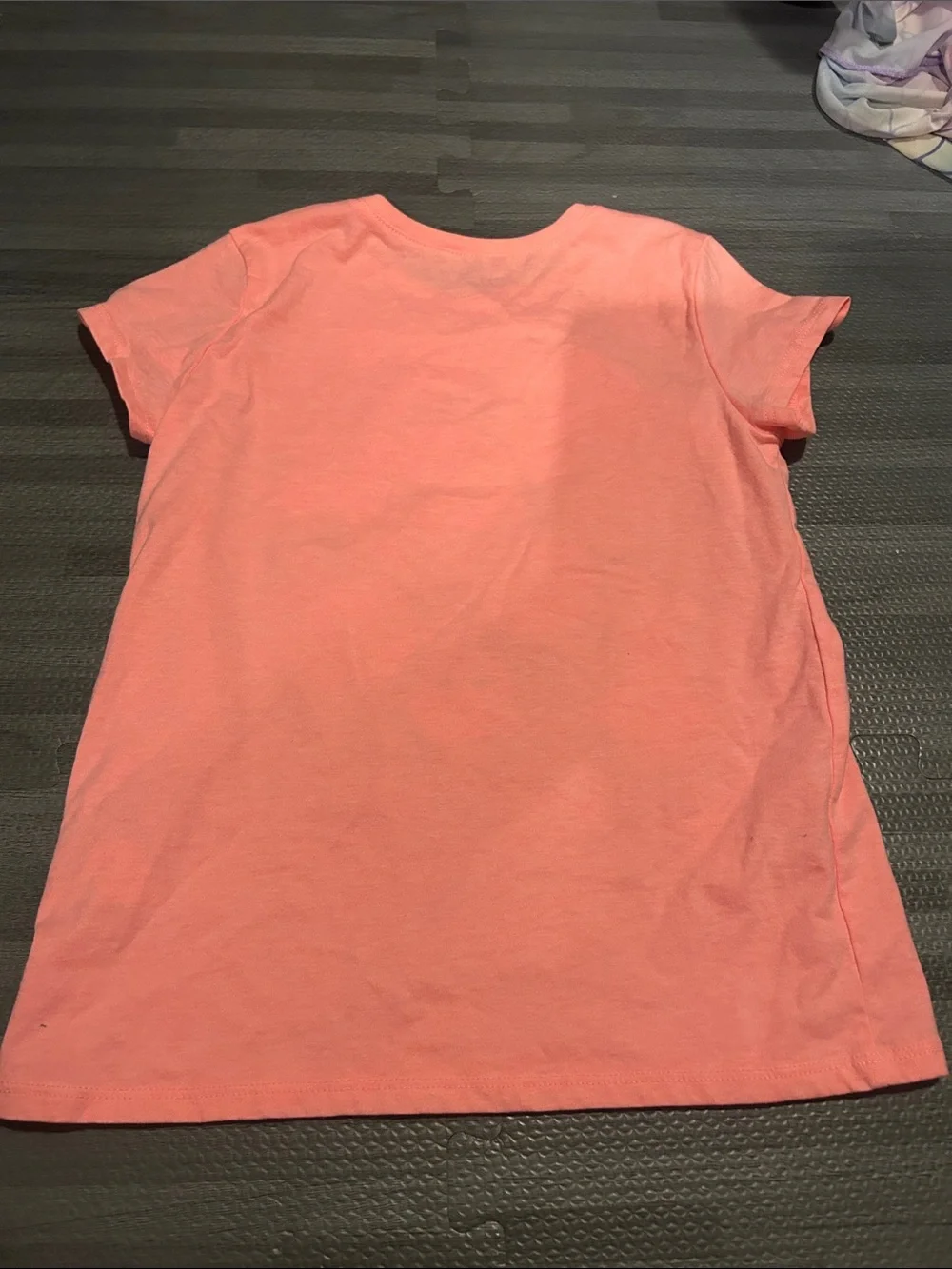 The Children's Place Coral Short Sleeve Emoji Rainbow Graphic Tee